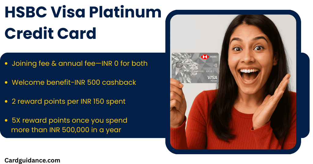 HSBC Visa Platinum Credit Card top features