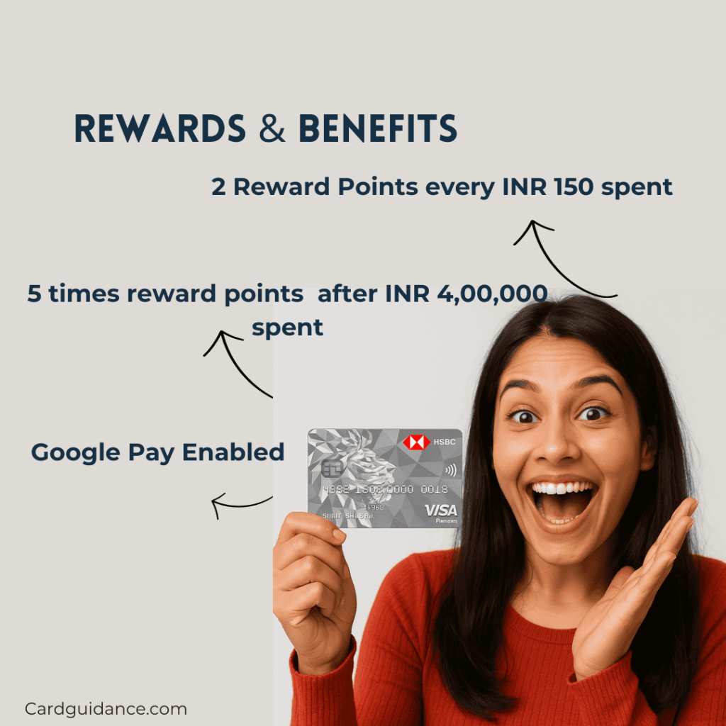 Rewards & benefits of HSBC Visa Platinum Credit Card