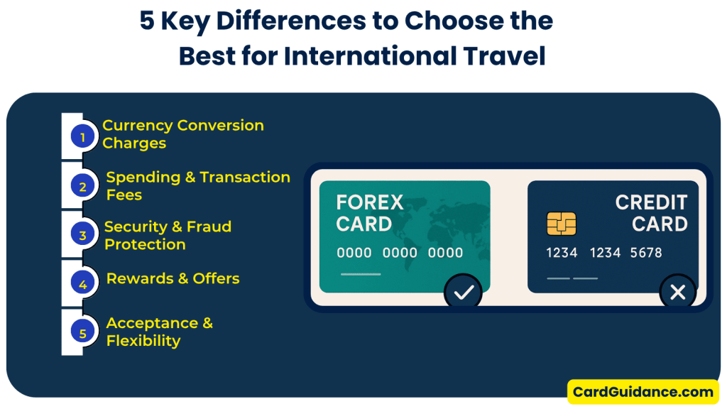 5 Key Differences to choose the best for international travel